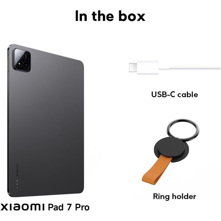 Xiaomi Pad 7 Pro, 12+512 GB, WiFi, display da 11,2 pollici, batteria da 8850 mAh, hypercharge da 67 W, hyper AI, grigio