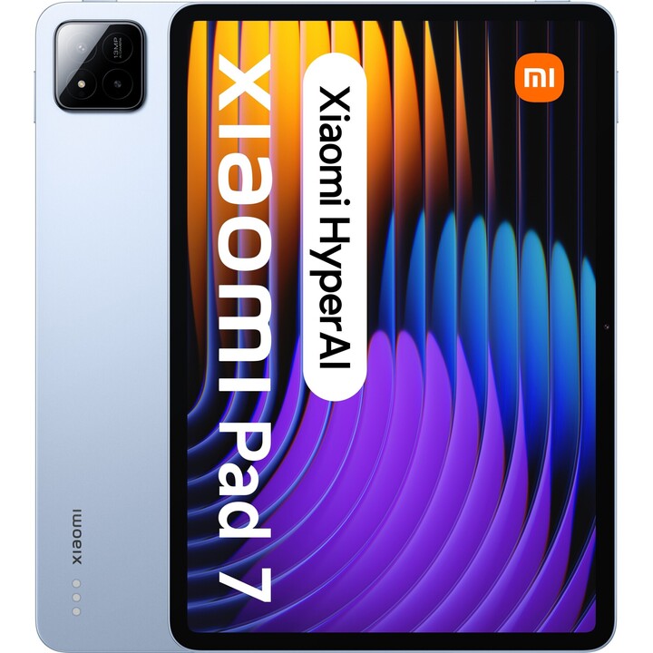 Xiaomi Pad 7, 8+256GB, wifi, pantalla de 11,2 pulgadas, batería de 8850 mAh, carga de 45W, hiper ai, azul