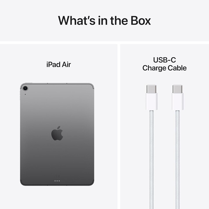 Apple iPad Air 11 2025 WiFi Cellular, 128GB, 7ª geração, chip M3, câmera de 12MP, cinza