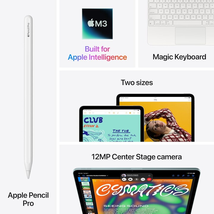 Apple iPad Air 11 2025 WiFi Cellular, 256GB, 7th Gen, M3 Chip, 12MP Camera, Grey