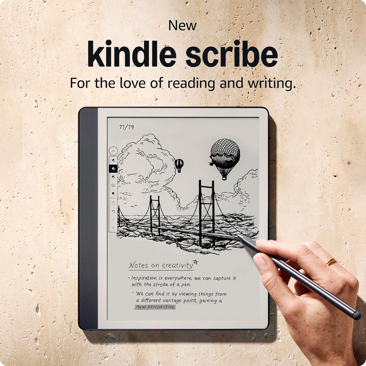 Amazon Kindle Scribe 32GB Premium Pen 2024 Tungsten