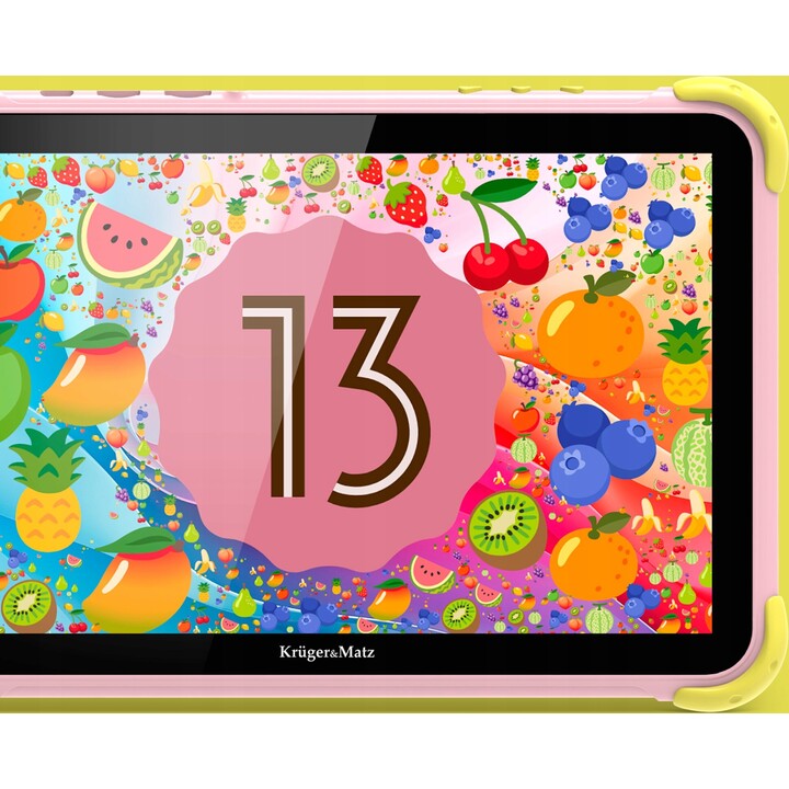 Kruger&Matz 10.1 FUN 1008, 4+64GB LTE, WiFi, GPS, Android 13, Pink, children's tablet