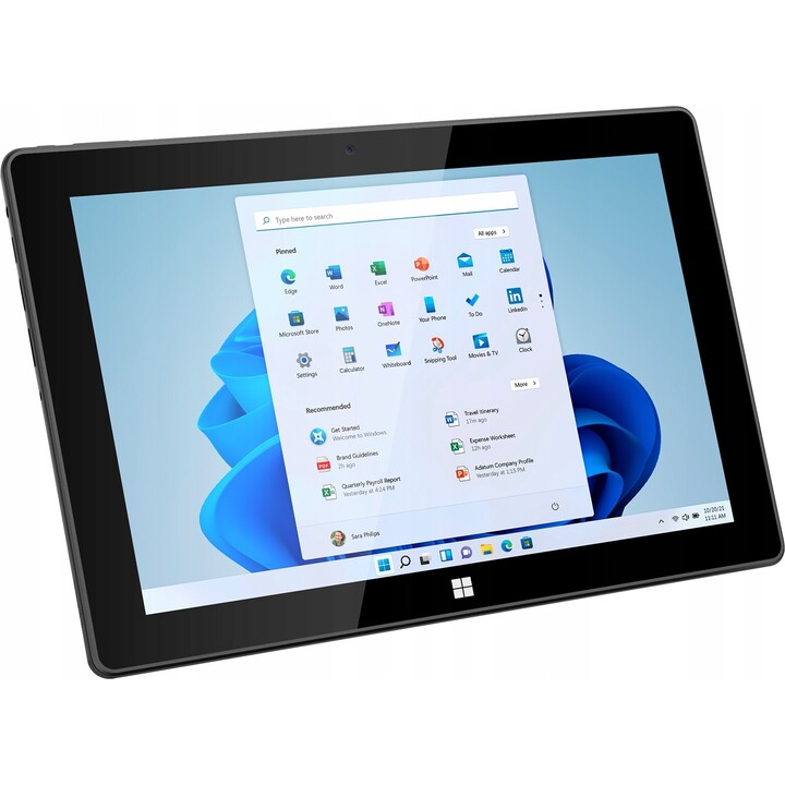 Tablet 2in1, Kruger&Matz EDGE 1089, 8+256GB, USB 3.0, HDMI, Windows 11 Pro, IPS, Black