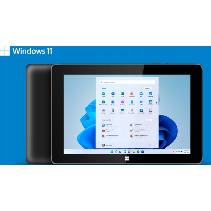 Tablet 2in1, Kruger&Matz EDGE 1089, 8+256GB, USB 3.0, HDMI, Windows 11 Pro, IPS, Black