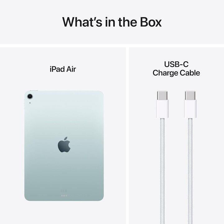 Apple iPad Air 11 2025 WiFi, 1TB, 7th Gen, chip M3, cámara de 12mp, azul