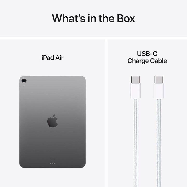 Apple iPad Air 11 2025 WIFI, 1 TB, 7th Gen, M3 Chip, 12MP Camera, Grey