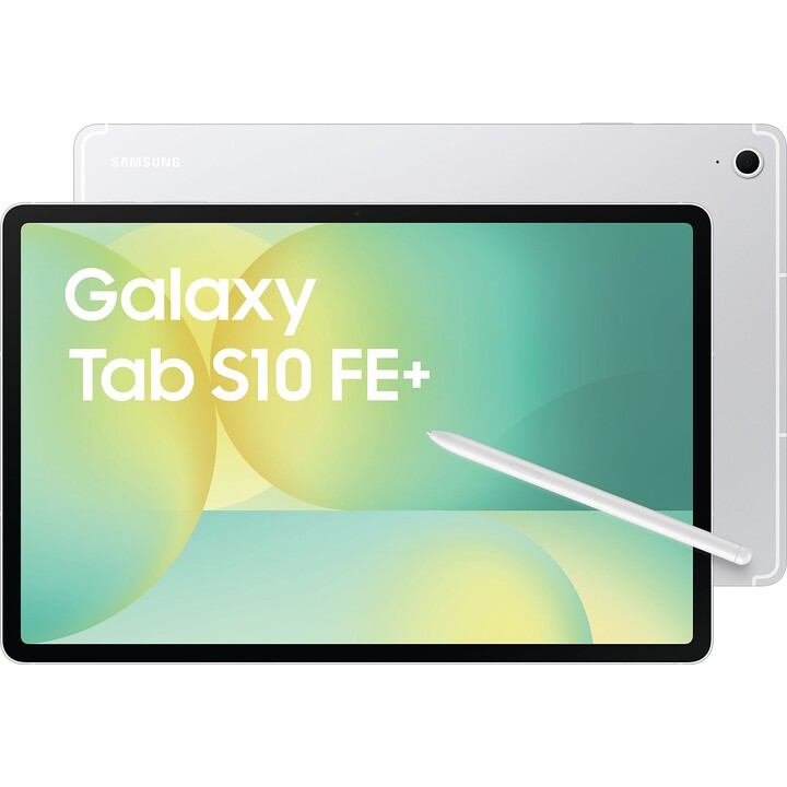 Samsung Galaxy Tab S10 FE+ Android Tablet, Wi -Fi, 8+128 GB, 13,1 Display, S Pen incluído, bateria duradoura, prata
