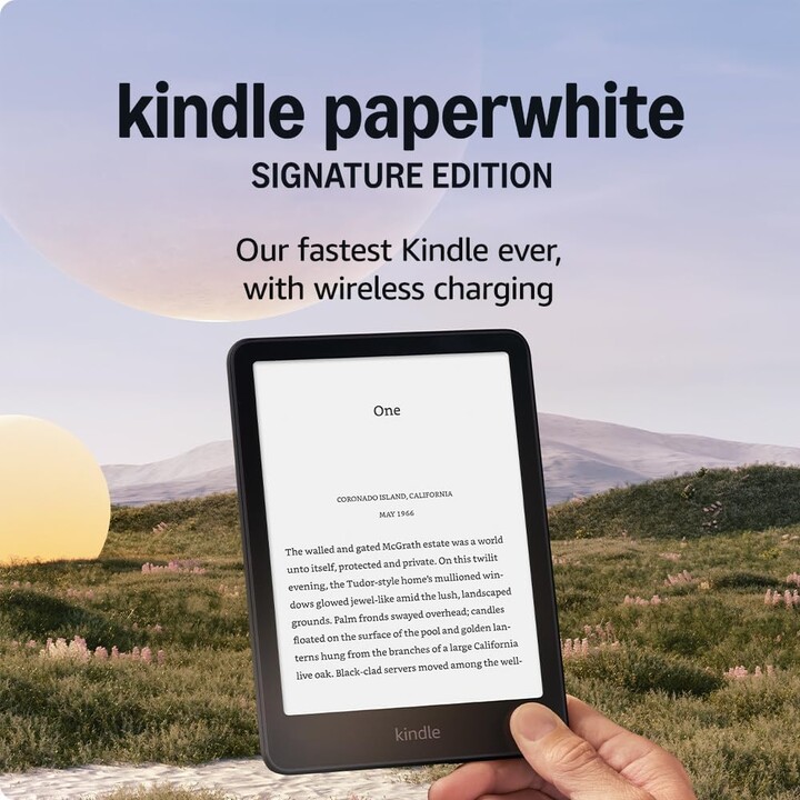 Amazon Kindle Paperwhite Signature Edition lectore de e-book Pantalla táctil 32GB Wifi Negro, Metálico
