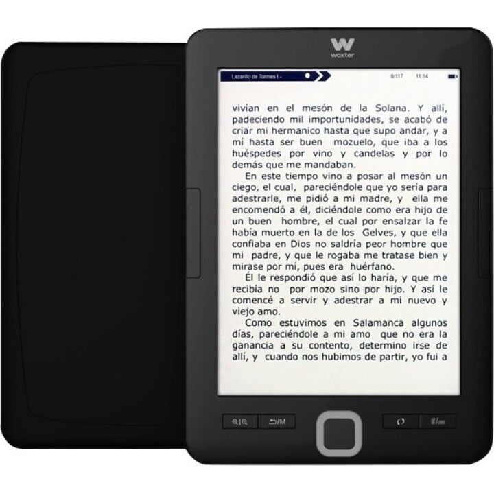 Libro electrónico Ebook Woxter Scriba 195/ 6'/ tinta electrónica/ Negro