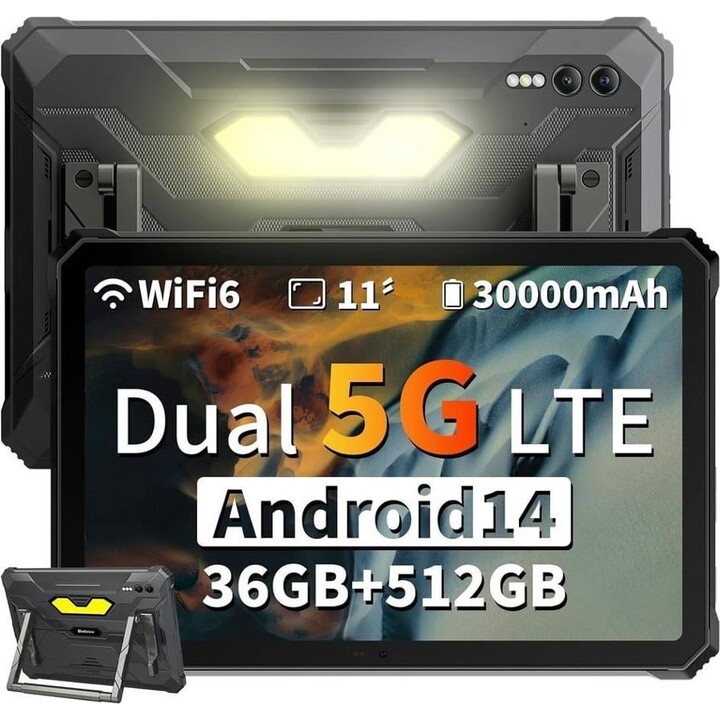 Blackview Active 10 Pro 10.9" 5G 12Go/512Go Android 14 Orange - Tablette