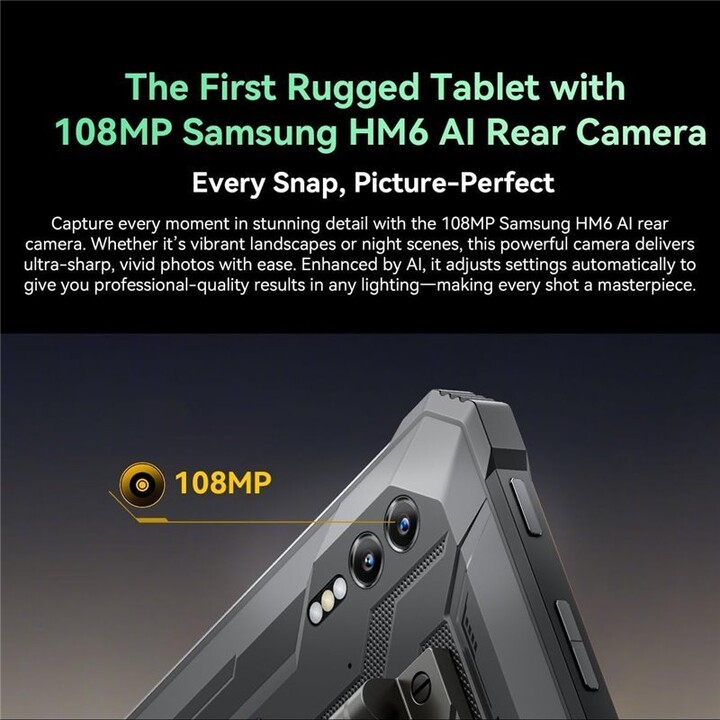 Blackview Active 10 Pro 10.9" 5G 12Go/512Go Android 14 Orange - Tablette
