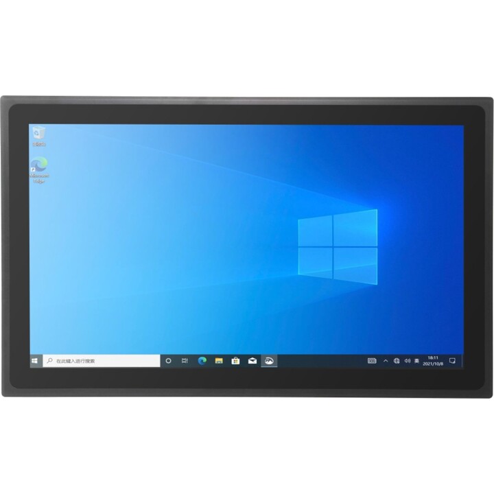 ALLNET AIO IPC industrial Windows/Linux 21 Zoll Touch Intel® Whiskey Lake i3 8145U processor 8GB/128GB Wlan RJ45 USB Wandmontage