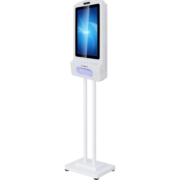ALLNET Display 21 pouces Désinfection kiosque RK3288 Couleur blanc oh. Base