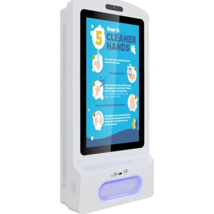ALLNET Display 21 pouces Désinfection kiosque RK3288 Couleur blanc oh. Base