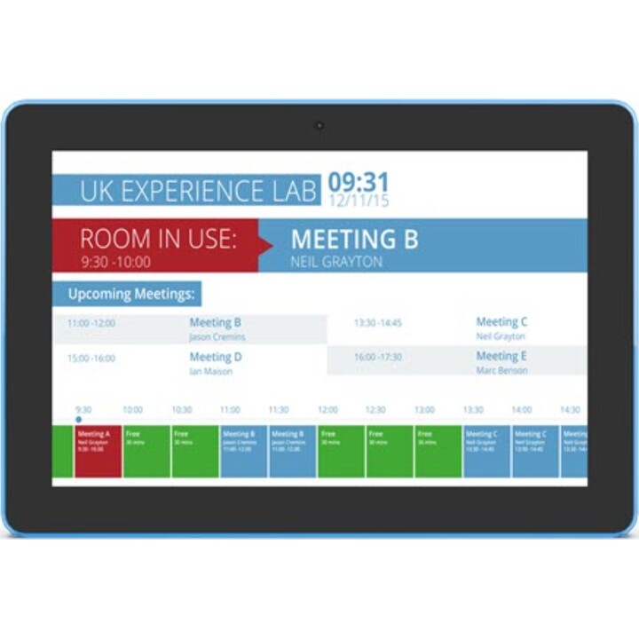 ALLNET Meetingraum RGB LED Tablet 10 Zoll RK3568 Android 11 und NFC/RFID Farbe schwarz