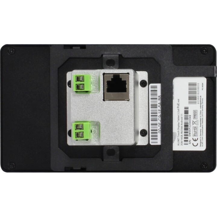 Tablette à écran tactile ALLNET 5 pouces PoE avec 2 Go/16 Go RK3566 Android 11