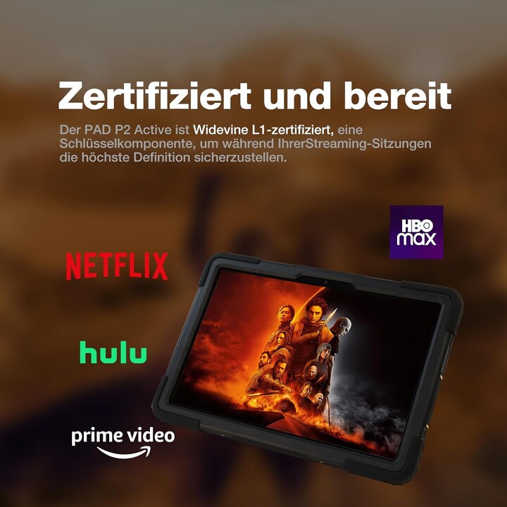 AGM Mobile P2 Tablet Active Rugged 256GB 8RAM black