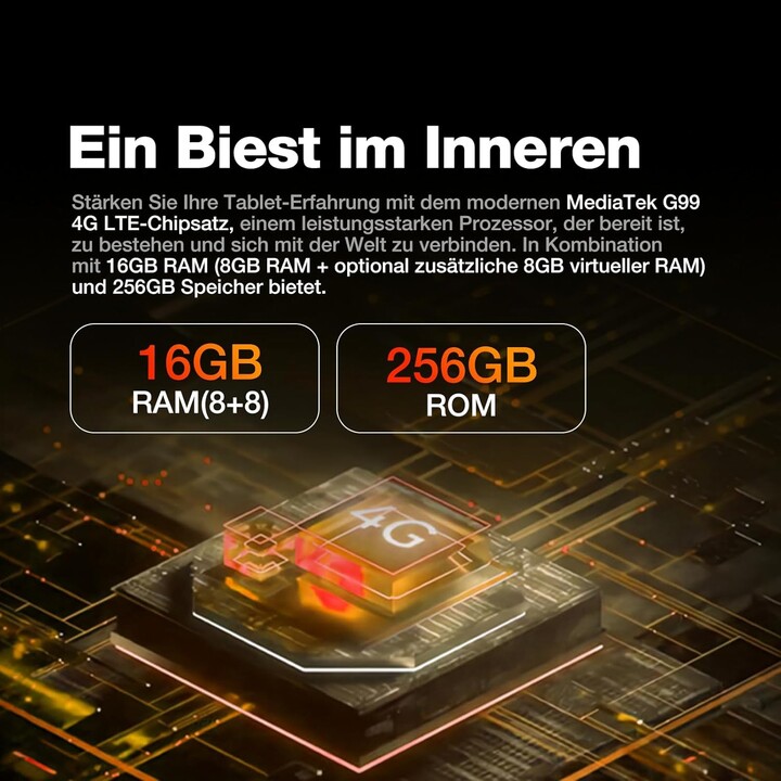 AGM Mobile P2 Tablet Active Rugged 256GB 8RAM black