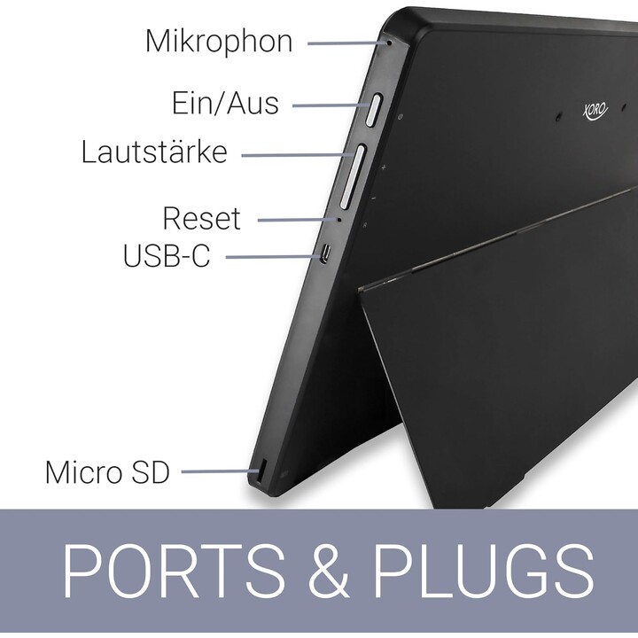 Tablette Xoro MegaPAD 1333 Pro 13,3" (33,78 cm) 128 Go Noir Android