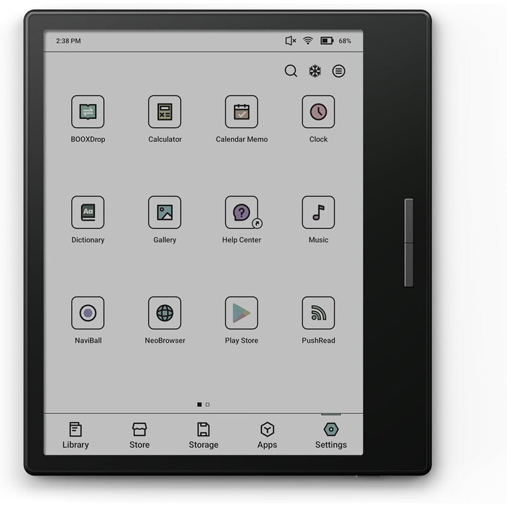 Onyx Boox Go Color 7 (Gen II) Liseuse Écran tactile 4 Go Wifi Noir