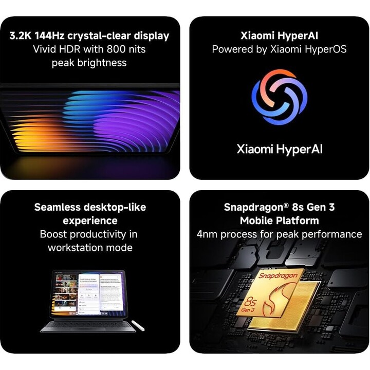 Xiaomi Pad 7 Pro, 8+128 GB, WiFi, 11,2 -Zoll