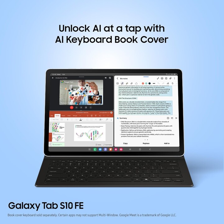 Samsung Galaxy Tab S10 Fe X526 10.9 5G 12 GB 256 GB Silver