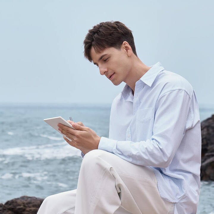 E-Book, BOOX Go 7, Play Store, Geeignet zum Schreiben, Buttons mit Seitenverdrehung, 300 dpi, weiß