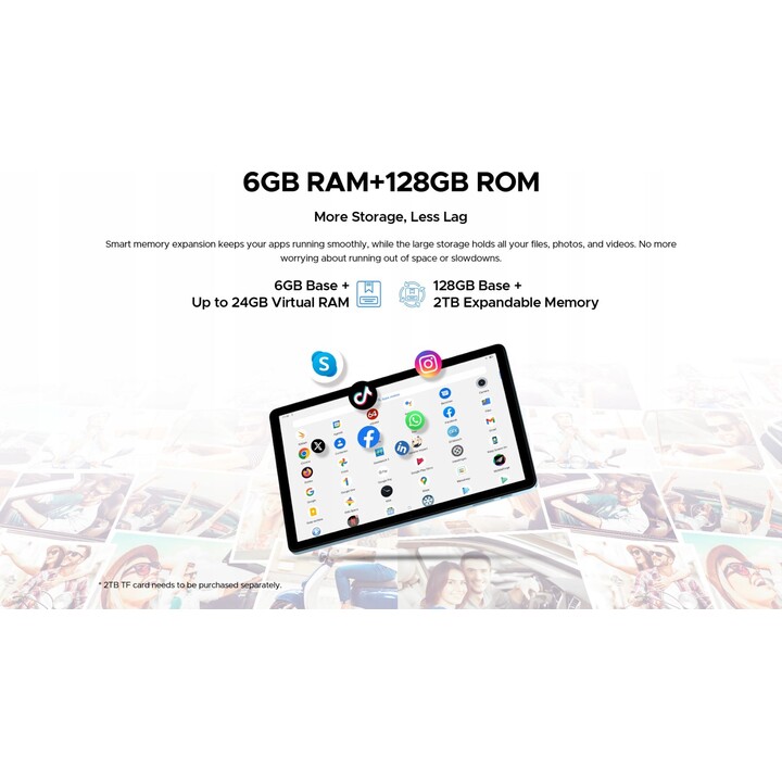 Doogee Tab A9 Pro+ 11.0 6GB 128GB WiFi Negro