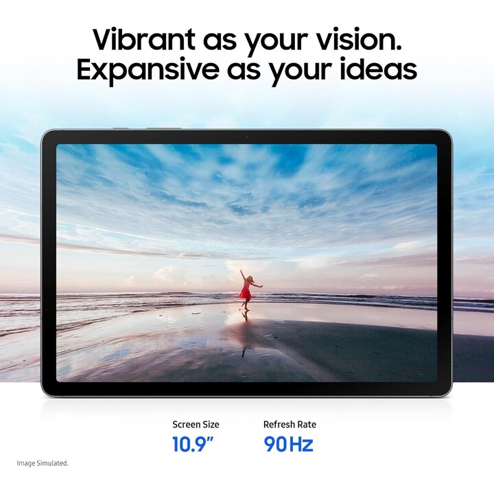 Samsung Galaxy Tab S10 Lite 10.9, X406, 6GB Memory, 128GB, WiFi + 5G, 90Hz display, AI Tablet, Grey