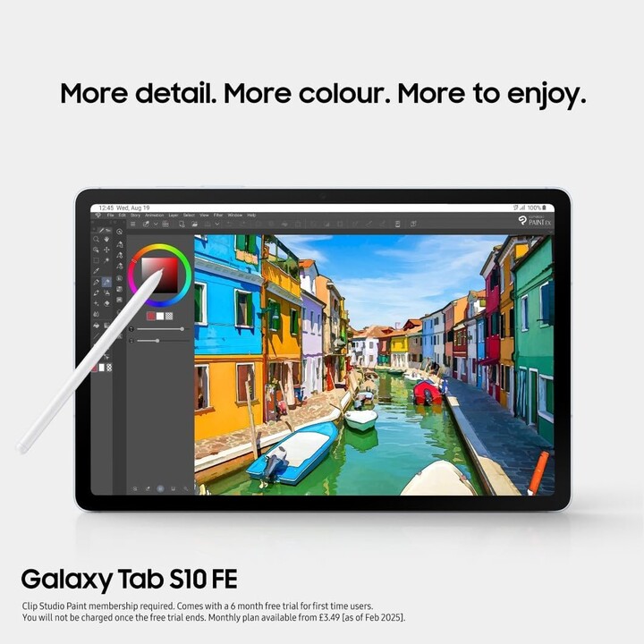 Samsung Galaxy Tab S10 Fe X526 10,9 5G 8GB 128GB Gray - Enterprise Edition