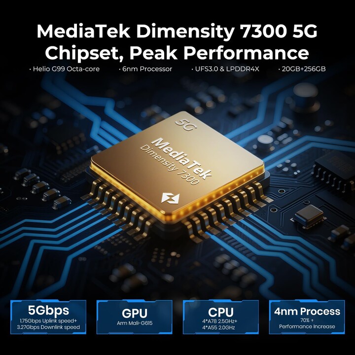 Fossibot DT3 10.4 12GB/256GB 5G Gris