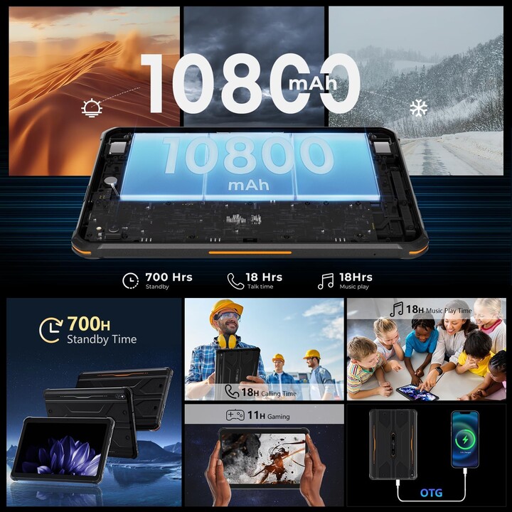Hotwav R8 10.1 4GB 128GB LTE Negro Resistente