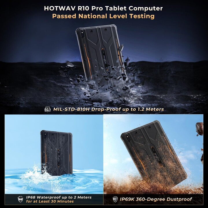 Hotwav R10 Pro 10.1 8GB 256GB 4G Naranja