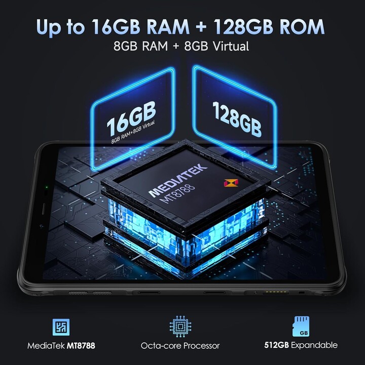 Ulefone Armor Pad Pro 8 8GB 128GB 4G Black