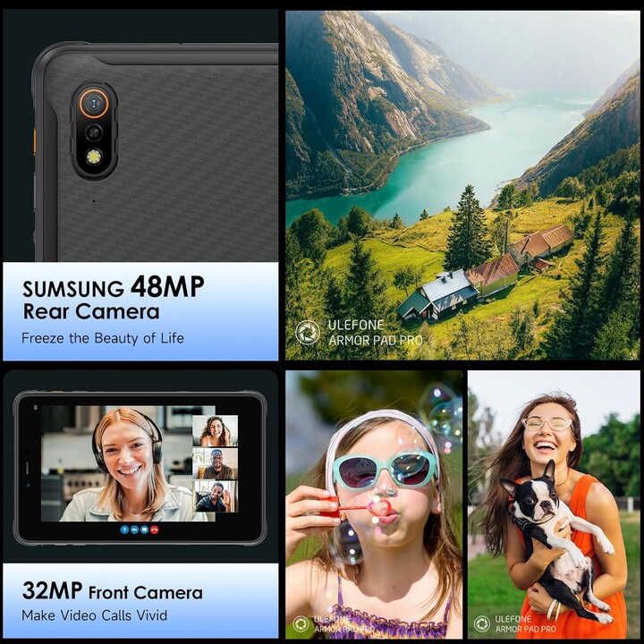 Ulefone Armor Pad Pro 8 8GB 128GB 4G Black