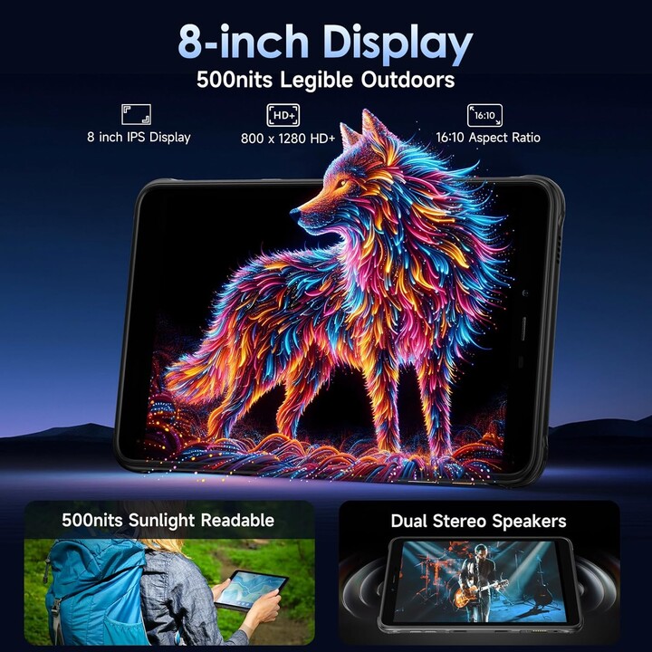 Ulefone Armor Pad Pro 8 8GB 128GB 4G Black
