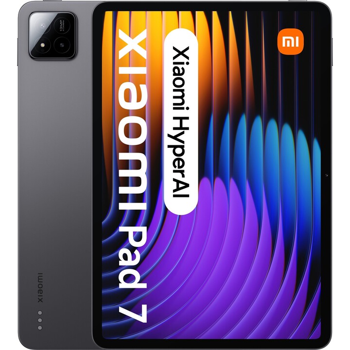 Xiaomi Pad 7, 12+256GB, WiFi, 11,2 Inch Display, 8850 mAh battery, 45W charging, Hyper AI, Grey