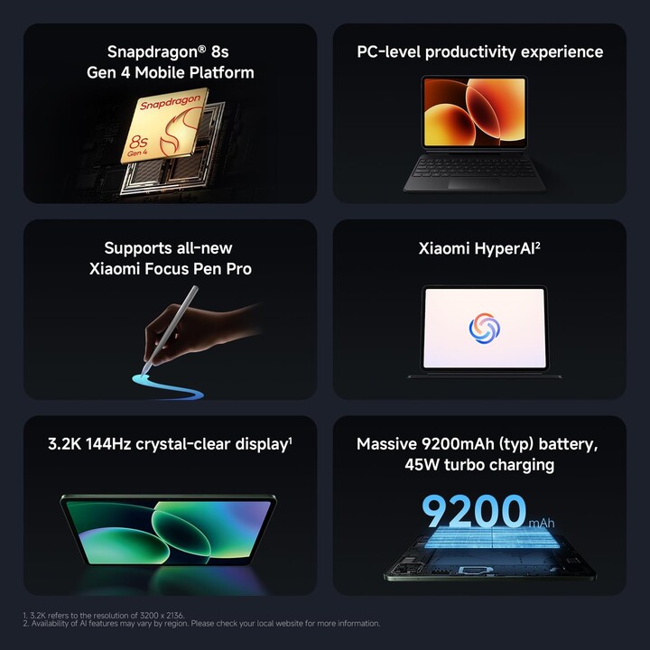 Xiaomi Pad 8 11.2 12GB 256GB WiFi Grey