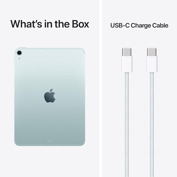 Apple iPad Air 11 2026 WiFi Cellular, 256GB, 8th Gen, M4 Chip, 12MP Camera, Blue
