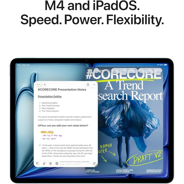 Apple iPad Air 13 2026 WiFi, 1TB, 8th Gen, chip M4, cámara de 12MP, morado