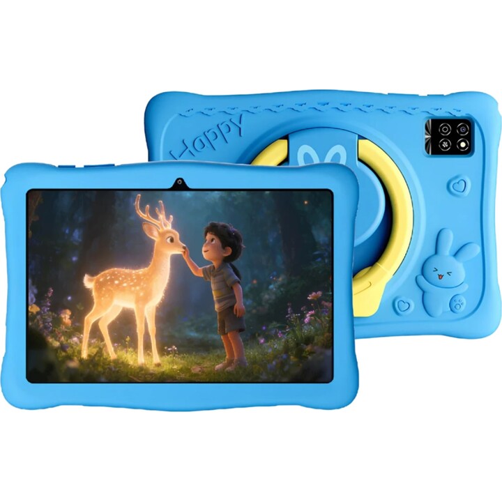 Oscal KIDO 2 Tablette Enfant 10.1 4 Go 64 Go avec Contrôle Parental Bleu