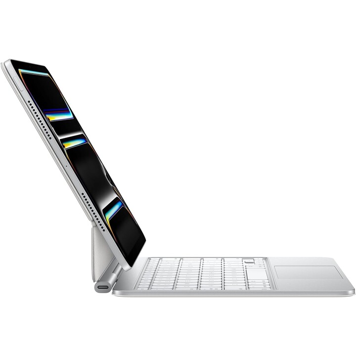 Apple iPad Magic Keyboard Case for the 11 iPad Pro (M4), integrated trackpad, German - White