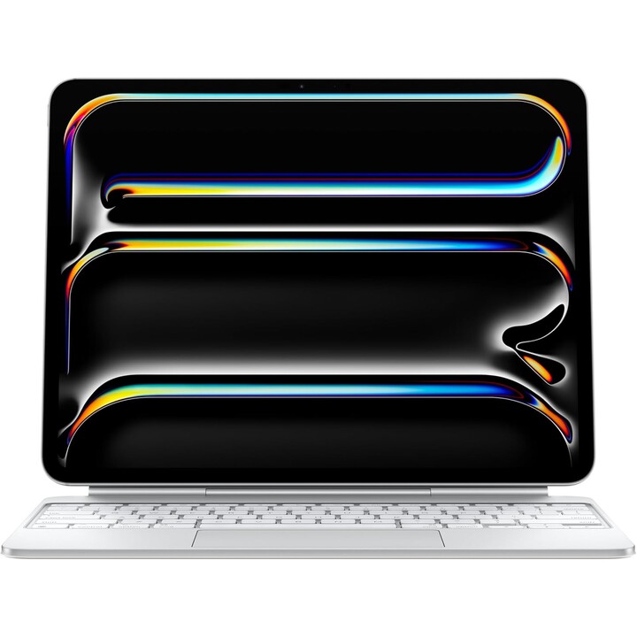 Apple iPad Magic Keyboard Case for 13 Inch iPad Pro (M4), Built-in Trackpad, English (International) - White