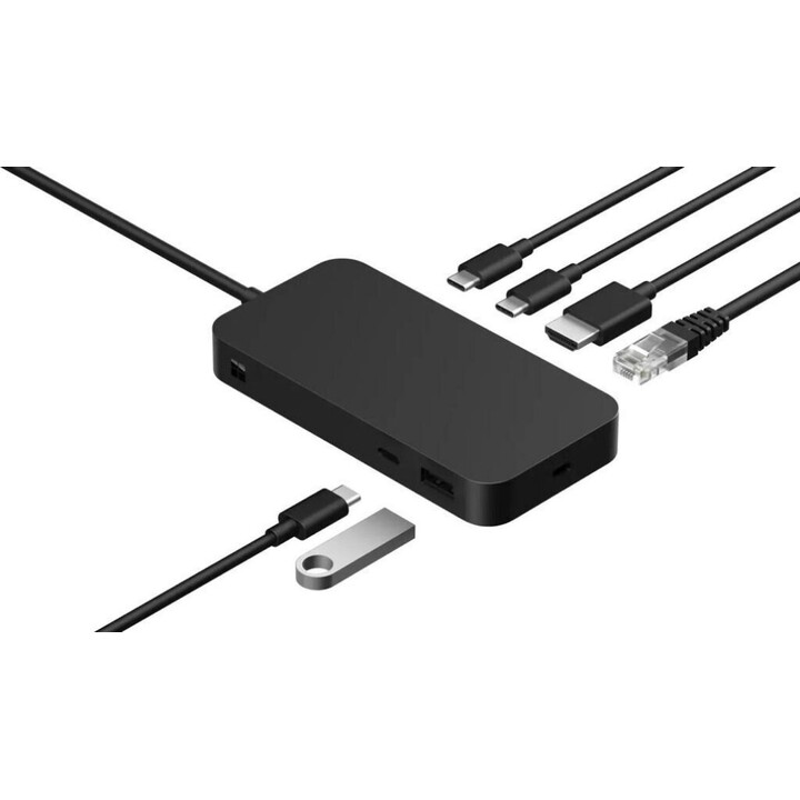 Estação de ancoragem Surface USB 4 Preto