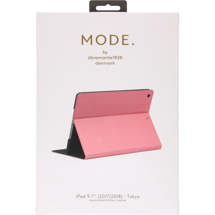 dbramante1928 Tokio funda tipo libro para iPad (2017/2018) Lady Pink Saffiano