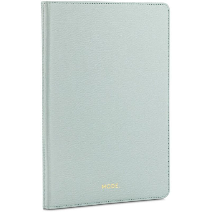 dbramante1928 Tokyo étui portefeuille pour iPad 9,7" (2017/2018) en cuir Saffiano vert menthe brumeux