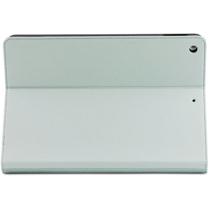 dbramante1928 Tokyo étui portefeuille pour iPad 9,7" (2017/2018) en cuir Saffiano vert menthe brumeux