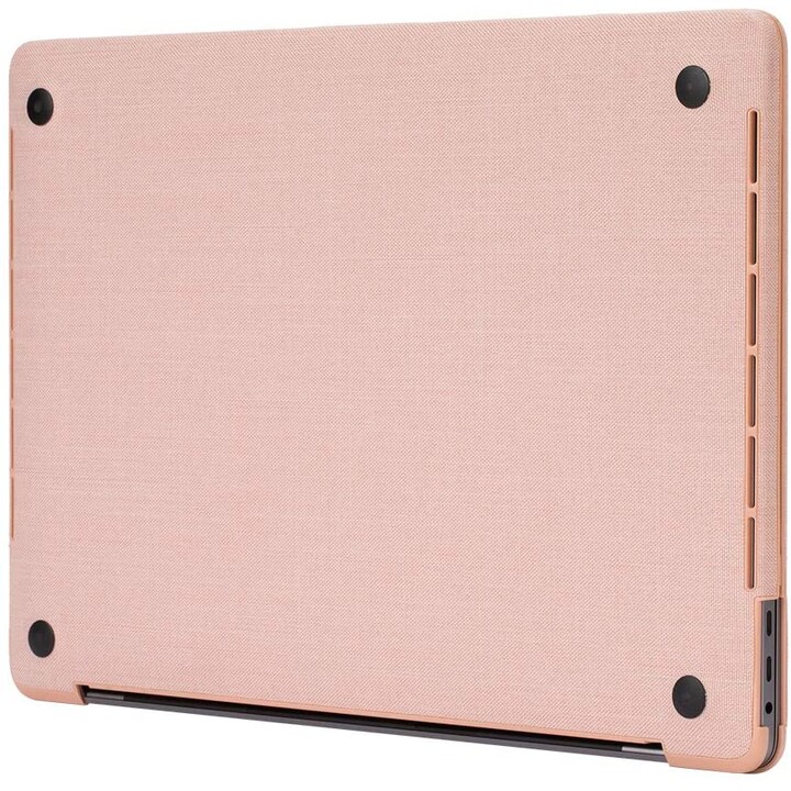 Incase Cover rigida testurizzata in Woolenex per MacBook Pro 16 pollici Rosa