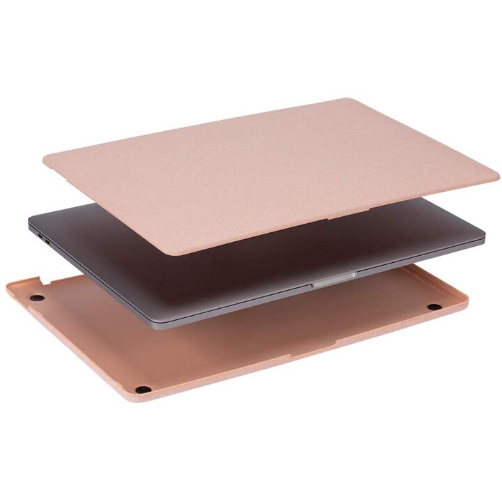 Incase Cover rigida testurizzata in Woolenex per MacBook Pro 16 pollici Rosa