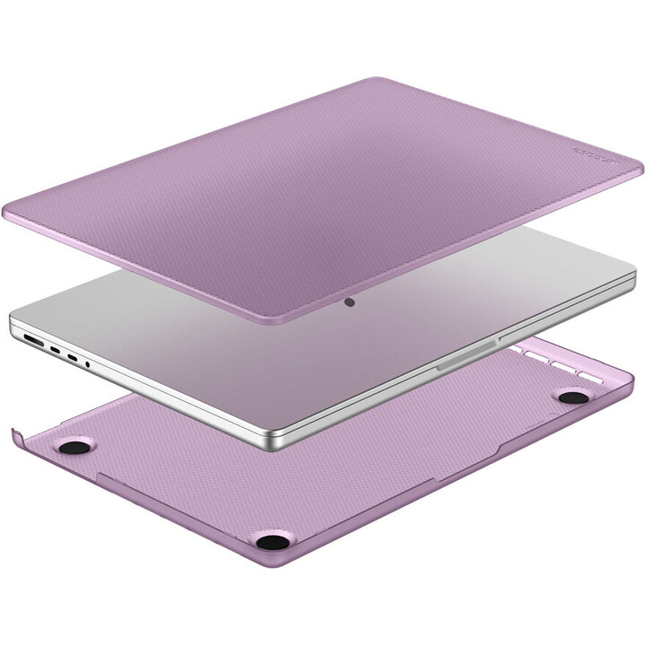 Coque Rigide pour MacBook Pro 14" 2021 Pois - Rose Glacé
